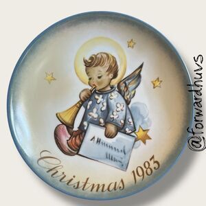 1983 Berta Hummel Collector Plate – “Angelic Messenger” - No Box